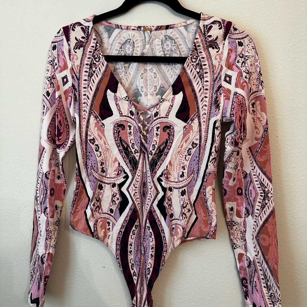 Free people Women's Multicolor Patterned Top